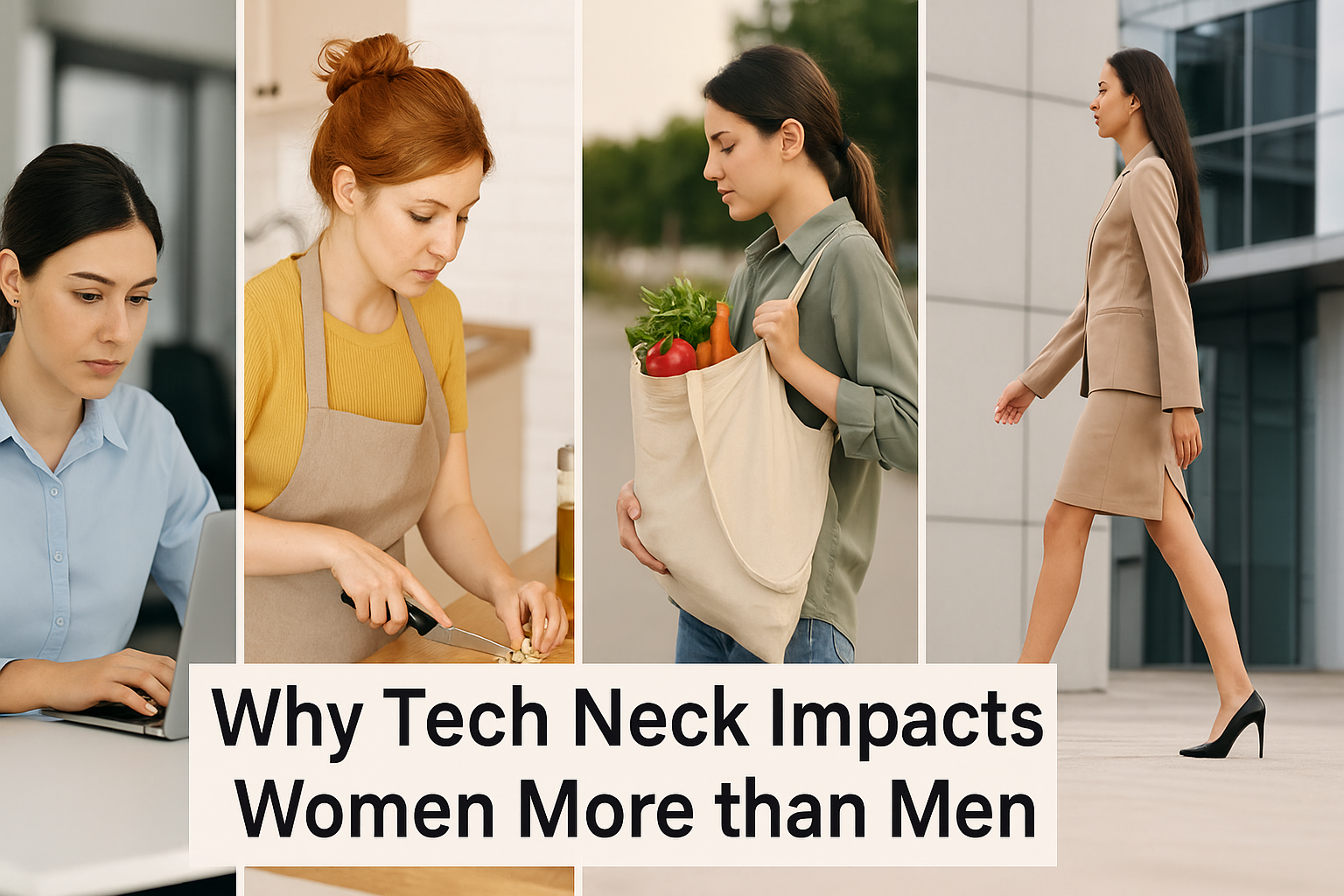 Why Tech Neck Impacts women more than men